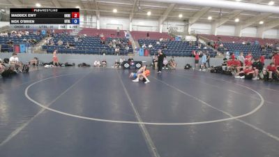 120 lbs Maddex Ewy, Oklahoma Red vs Nox O'Brien, Utah Black
