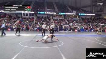 58 lbs Semifinal - Brody Owens, WTC vs Porter Rathbun, Garden City