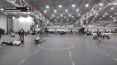 110 lbs Round 5 (6 Team) - Fallon Dames, POWA vs Carson Robertson, CTWHALE