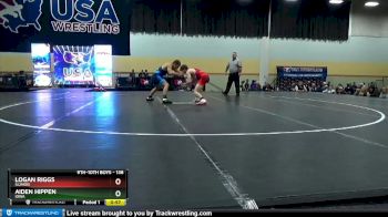 138 lbs Cons. Round 4 - Logan Riggs, Illinois vs Aiden Hippen, Iowa