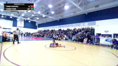 140 lbs Semifinal - Amber Farr, Norwalk vs Yanni Sanchez, Santa Ana