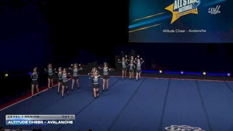 Altitude Cheer - Avalanche [2026 L1 Senior Day 1] 2026 UCA & UDA All Star Nationals
