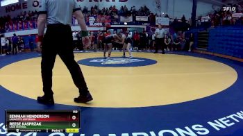 110 lbs Cons. Round 1 - Reese Kasprzak, Lake Central vs Senniah Henderson, Lafayette Jefferson