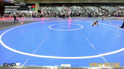 43 lbs Consi Of 16 #2 - Noah Escarcega, MANU WC vs Weston Horn, Eastern Oregon Elite