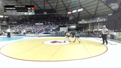 Girls 4A 145 lbs Champ. Round 1 - Kiana Kawai, Richland (Girls) vs Hayven Lei, Spanaway Lake (Girls)