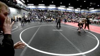 61 lbs Consi Of 8 #2 - Kayson Edwards, Bridge Creek Youth Wrestling vs Kash Hall, Tecumseh Youth Wrestling