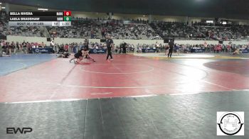 94 lbs Round Of 32 - Bella Rivera, Mangum Wrestling vs Laela Bradshaw, Harrah