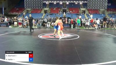 132 lbs Cons 64 #2 - Koen Eberhard, Michigan vs Hunter Heflin, Tennessee