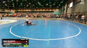 150 lbs Cons. Round 1 - Leonardo Flores-Santacruz, Shadow Ridge vs Adan Velasquez, Modesto Christian