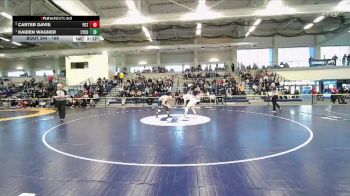 165 lbs 1st Place Match - Kaiden Wagner, Lycoming vs Carter Davis, Pennsylvania College Of Technology