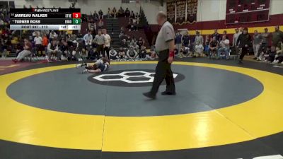 113 lbs Cons. Semi - Turner Ross, Edmond North vs Jarreau Walker, Streetsboro