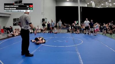 84 lbs Round 2 (4 Team) - Logan Stefanick, PA East Lightning vs Piper Mosher, Journeymen Uprising