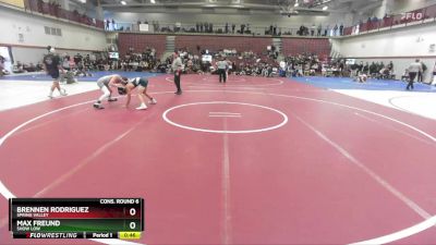 120 lbs Cons. Round 6 - Max Freund, Show Low vs Brennen Rodriguez, Spring Valley