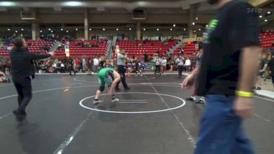 175 lbs Champ. Round 1 - Traxler Kirkhart, Mulvane Wrestling Club vs Carter Green, South Central Punishers