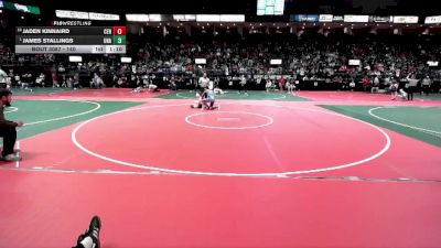 140 lbs Champ. Round 2 - James Stallings, Unattached vs Jaden Kinnaird, CEN1