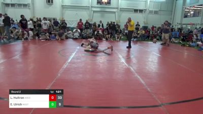 120 lbs Round 2 - Lucas Huitron, Ares W.C. (MI) vs Evan Ulrich, West Virginia Wild