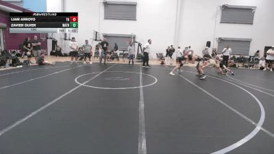 100 lbs Round 3 - Liam Arroyo, Taylor Hammers vs Zavier Olver, Mat Assassins Red