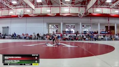 125 lbs Quarterfinal - Benyamin Kamali, Olivet vs Donovin Fields, Elmhurst University