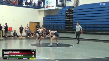 157 lbs Round 2 - Garrett Johnson, Dubuque vs Alecxander Robeson, Dubuque