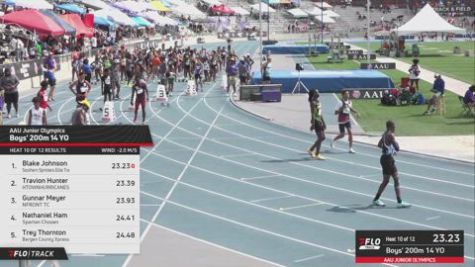 2026 AAU Junior Olympic Games - Youth Boys' 200m, Prelims 11 - Age 14