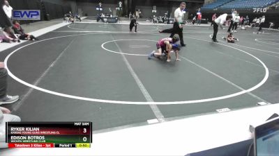 61-64 lbs Semifinal - Ryker Kilian, Kansas Young Guns Wrestling Cl vs Edison Botros, Wichita Wrestling Club