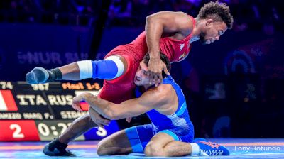 74 kg Final - Frank CHAMIZO (ITA) vs. Zaurbek SIDAKOV (RUS)