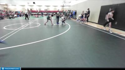 97 lbs Cons. Round 3 - Rorek Foss, Team Aggression Wrestling Club vs Tuff Williamson, Franklin Pierce Cardinal Wrestling Club