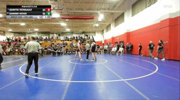 190 lbs 5th Place - Quintin Tetreault, Alvirne vs Zander Wood, Salem