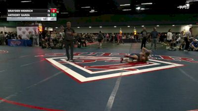 113 lbs Consi Of 4 - Brayden Wenrich, PA vs Anthony Garza, CA