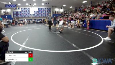 85 lbs Rr Rnd 3 - Lennon Lantz, Standfast vs Braylie Sparks, Clinton Youth Wrestling