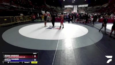 195 lbs 7th Place Match - Jesiah Vasquez, Vasky BrosPitman Wrestling Club vs Amitoj Mander, California