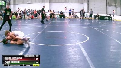 100 lbs Cons. Semi - Tyler Gerhold, DC Elite vs Daniel Jacobucci, Upgraded Industries