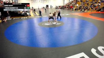 157 lbs Champ. Round 2 - Brian Barrett Jr., Manchester vs Chris Scott, Indiana Tech