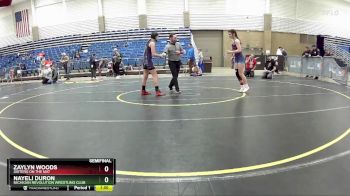 115 lbs Semifinal - Zaylyn Woods, Sisters On The Mat vs Nayeli Duron, Michigan Revolution Wrestling Club