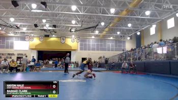 175 lbs 7th Place Match - Rashad Clark, Olive Branch High School vs Haydn Hale, East Central High School