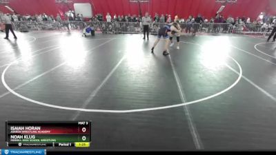 215 lbs Quarterfinal - Noah Klug, Merrill High School Wrestling vs Isaiah Horan, Askren Wrestling Academy