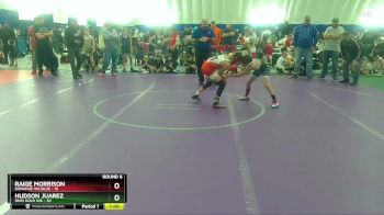 80 lbs Round 6 (8 Team) - Hudson Juarez, Ohio Gold 10k vs Raige Morrison, Donahue WA Blue