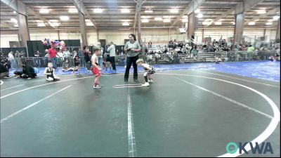 52 lbs Consi Of 8 #2 - Maverick Kean, Team Worx Wrestling Club vs Jace Olszta, All American Wrestling