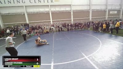 138 lbs Semifinal - Connor Knudsen, Timpanogos vs Logan Grant, Davis