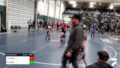 46 lbs Cons. Round 2 - Henry Kohtz, Bennington vs Bella Zoerb, Warrior Wrestling Academy