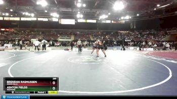 285 lbs Champ. Round 3 - Ashton Fields, Redmond vs Brendan Rasmussen, Idaho Falls