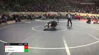 4A-285 lbs Semifinal - Harley Andrews, Tuttle vs Gabe Grazier, Oologah