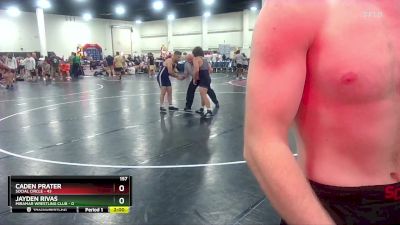 157 lbs Round 3 (10 Team) - Caden Prater, Social Circle vs Jayden Rivas, Miramar Wrestling Club