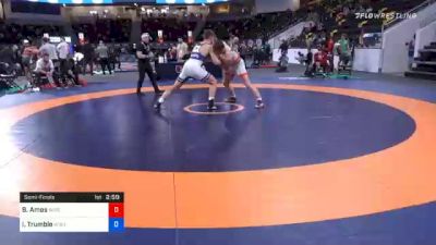 97 kg Semifinal - Braxton Amos, Wisconsin Regional Training Center vs Isaac Trumble, Wolfpack Wrestling Club