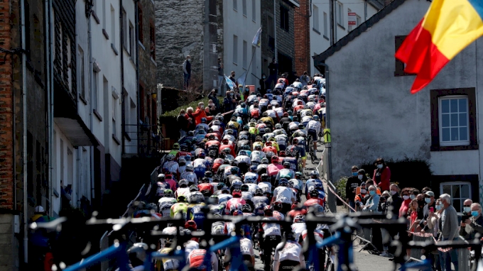 2021 Liège-Bastogne-Liège Peloton group climbs