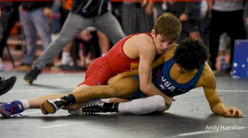 51 kg Semifinal - Nathanael Jesuroga, Sebolt Wrestling Academy vs Marc-Anthony McGowan, Blairstown Wrestling Club