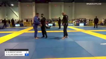 NATHAN ALBRECHT MENDELSOHN vs PEDRO FILLIPE SERRA MARINHO 2021 American National IBJJF Jiu-Jitsu Championship
