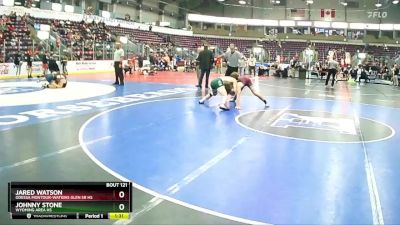 131 lbs Champ. Round 2 - Jared Watson, Odessa Montour-Watkins Glen Sr HS vs Johnny Stone, Wyoming Area Hs