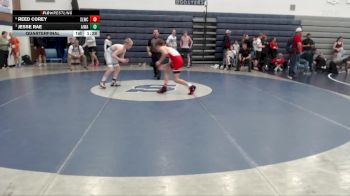 126 lbs Quarterfinal - Jesse Rae, All In Wrestling Academy vs Reed Corey, Sandpoint Legacy Wrestling Club