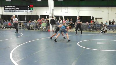128 lbs Consi Of 8 #2 - Beau Delong, WI vs Jeffrey Dunaway, IL